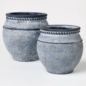 NWT Large Concrete Planter w/Antique Finish - Threshold with Studio McGee